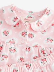 Pink Cath Kidston Woven Button Through Floral Pyjamas 1 Pack - Image 7 of 8