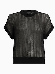 AllSaints Black Giana Tank - Image 8 of 8