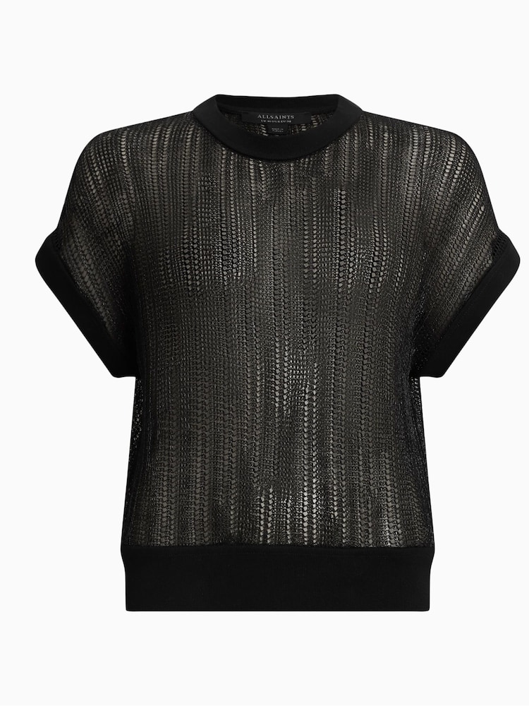 AllSaints Black Giana Tank - Image 8 of 8