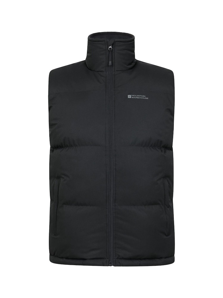 Mountain Warehouse Black Mens Rock Padded Gilet - Image 1 of 5