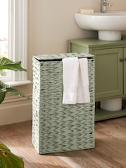 Sage Green Hepworth Wicker Slimline Laundry - Image 2 of 6
