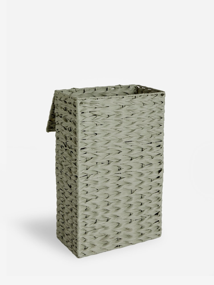 Sage Green Hepworth Wicker Slimline Laundry - Image 5 of 6