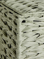 Sage Green Hepworth Wicker Slimline Laundry - Image 6 of 6