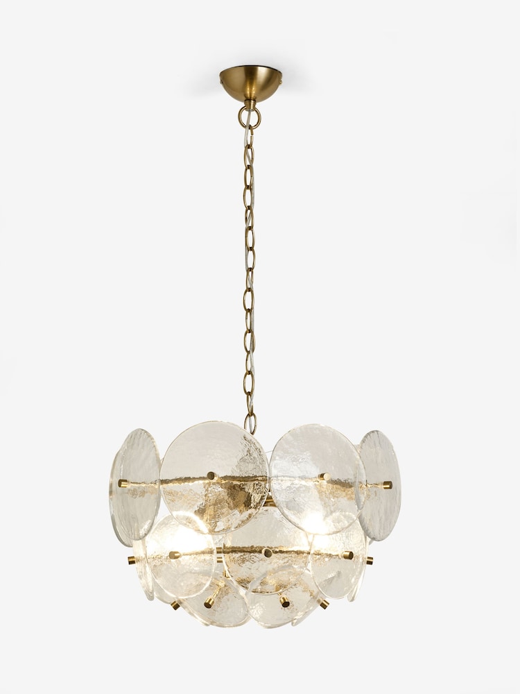 Brass Alderley 4 Light Chandelier - Image 5 of 5