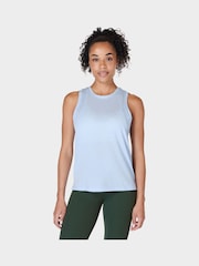 Sweaty Betty Breeze Blue Soft Flow Studio Tank - Image 3 of 8