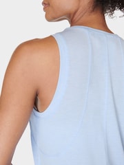 Sweaty Betty Breeze Blue Soft Flow Studio Tank - Image 5 of 8