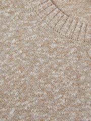 Oscar Jacobson Marled Cotton Blend Jumper - Image 5 of 5