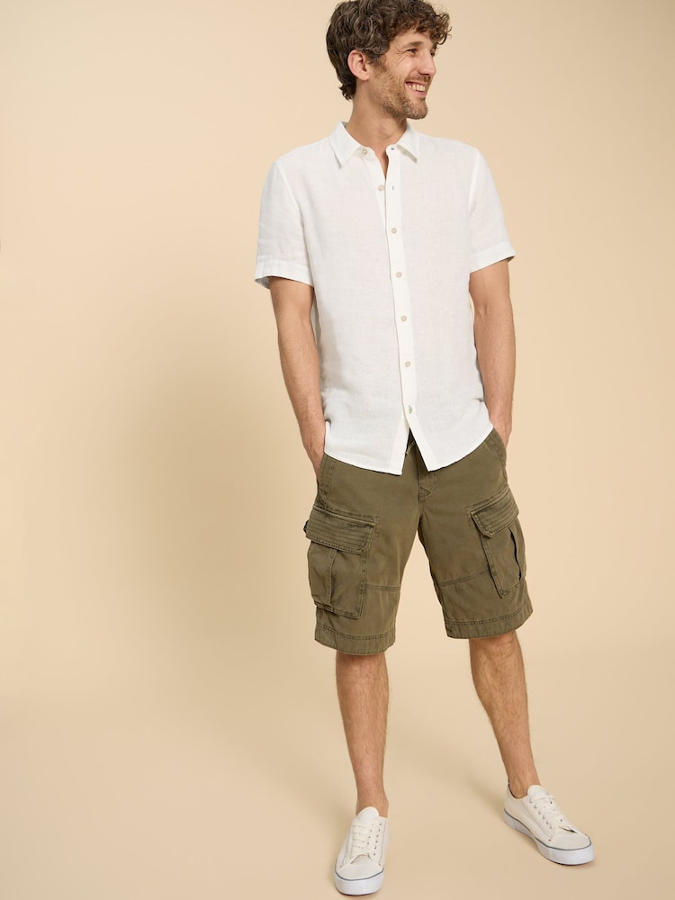 White Stuff White Pembroke 100% Linen Shirt - Image 1 of 7