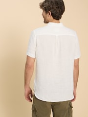 White Stuff White Pembroke 100% Linen Shirt - Image 2 of 7