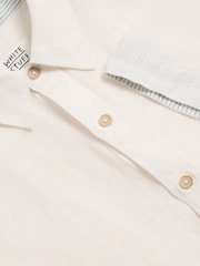 White Stuff White Pembroke 100% Linen Shirt - Image 7 of 7