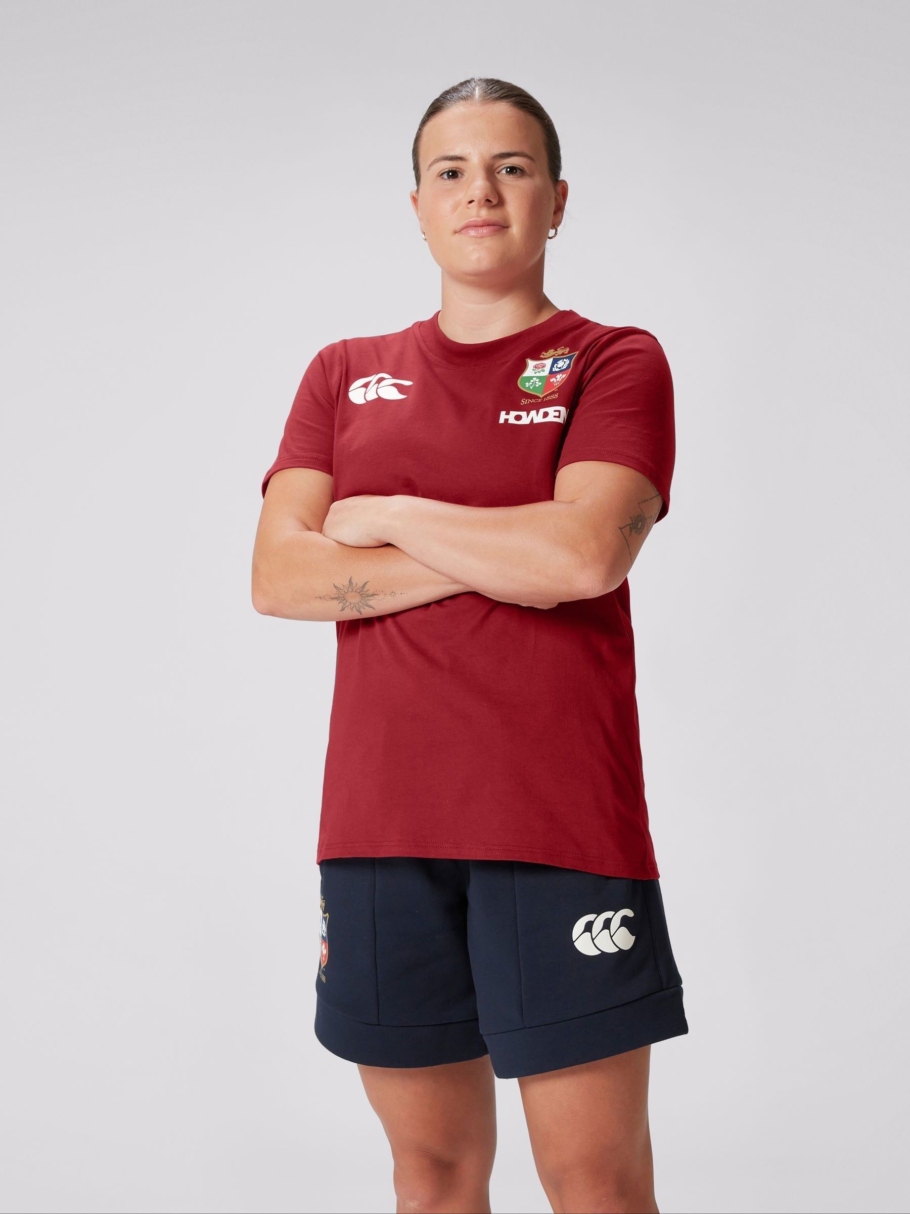 Buy Canterbury червоний British & Irish Lions Rugby Cotton Jersey