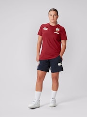 Canterbury Red British & Irish Lions Rugby Cotton Jersey T-Shirt - Image 4 of 9