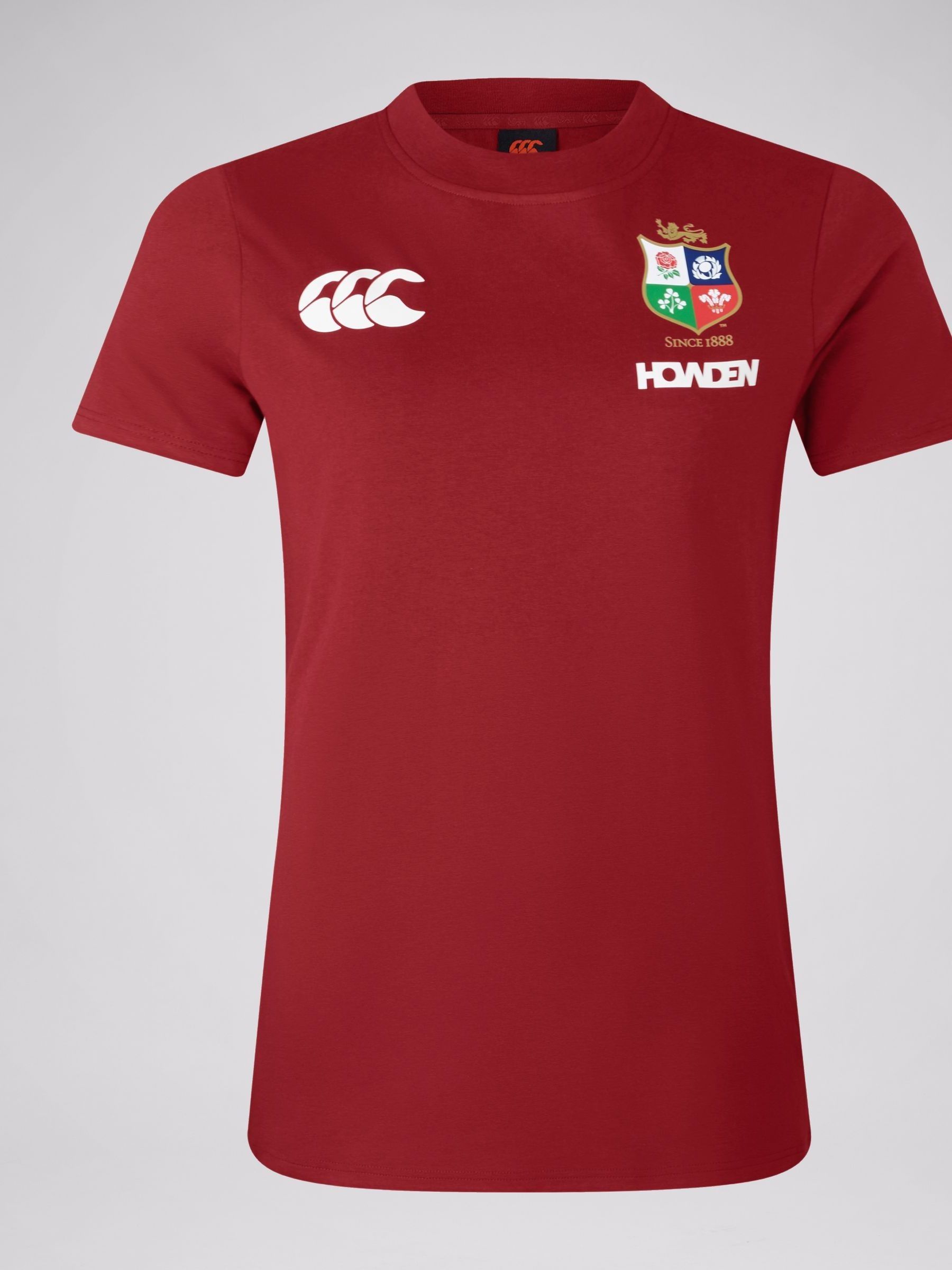 Buy Canterbury червоний British & Irish Lions Rugby Cotton Jersey