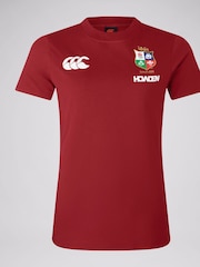Canterbury Red British & Irish Lions Rugby Cotton Jersey T-Shirt - Image 5 of 9