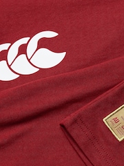 Canterbury Red British & Irish Lions Rugby Cotton Jersey T-Shirt - Image 8 of 9