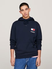 Tommy Jeans Blue Regular Essential Hoodie - Image 1 of 9