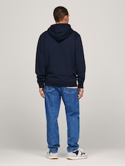 Tommy Jeans Blue Regular Essential Hoodie - Image 3 of 9