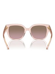 COACH Hc8392U Eckige Sonnenbrille, Pink - Bild 3 von 5