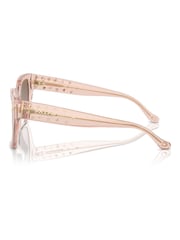 COACH Hc8392U Eckige Sonnenbrille, Pink - Bild 4 von 5