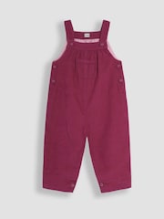 JoJo Maman Bébé Raspberry Pink Cord Dungarees - Image 1 of 3