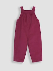 JoJo Maman Bébé Raspberry Pink Cord Dungarees - Image 2 of 3