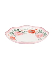Cath Kidston Pink Archive Rose Set of 4 Pasta Bowls - Image 1 of 2
