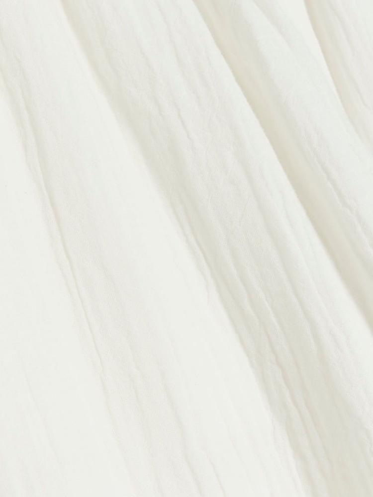River Island White Linen Feel Trousers - Image 6 of 6