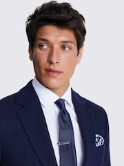 MOSS Blue Floral Tie - Image 3 of 3