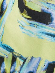 Ted Baker Green Chayrl Printed High Waisted Bikini Pants - Image 3 of 5