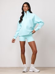 Gym King Blue 365 Raglan Sleeve Funnel Jumper - Image 1 of 4