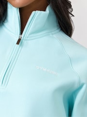 Gym King Blue 365 Raglan Sleeve Funnel Jumper - Image 3 of 4