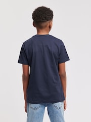 U.S. Polo Assn. Blue Boys Chest Graphic 100% Cotton T-Shirt - Image 2 of 8