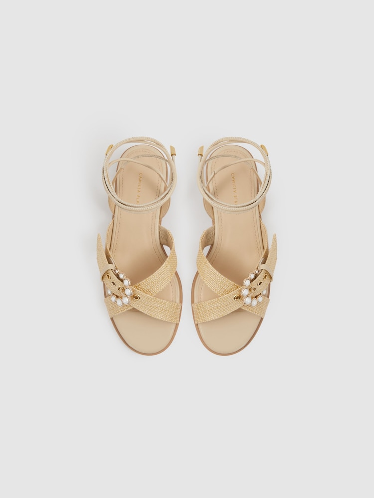 Camilla Elphick Leather Sandals - Image 2 of 4