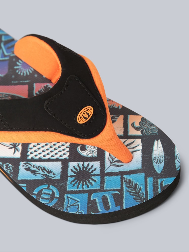 Animal Grey Kids Jekyl Flip-Flops - Image 5 of 5