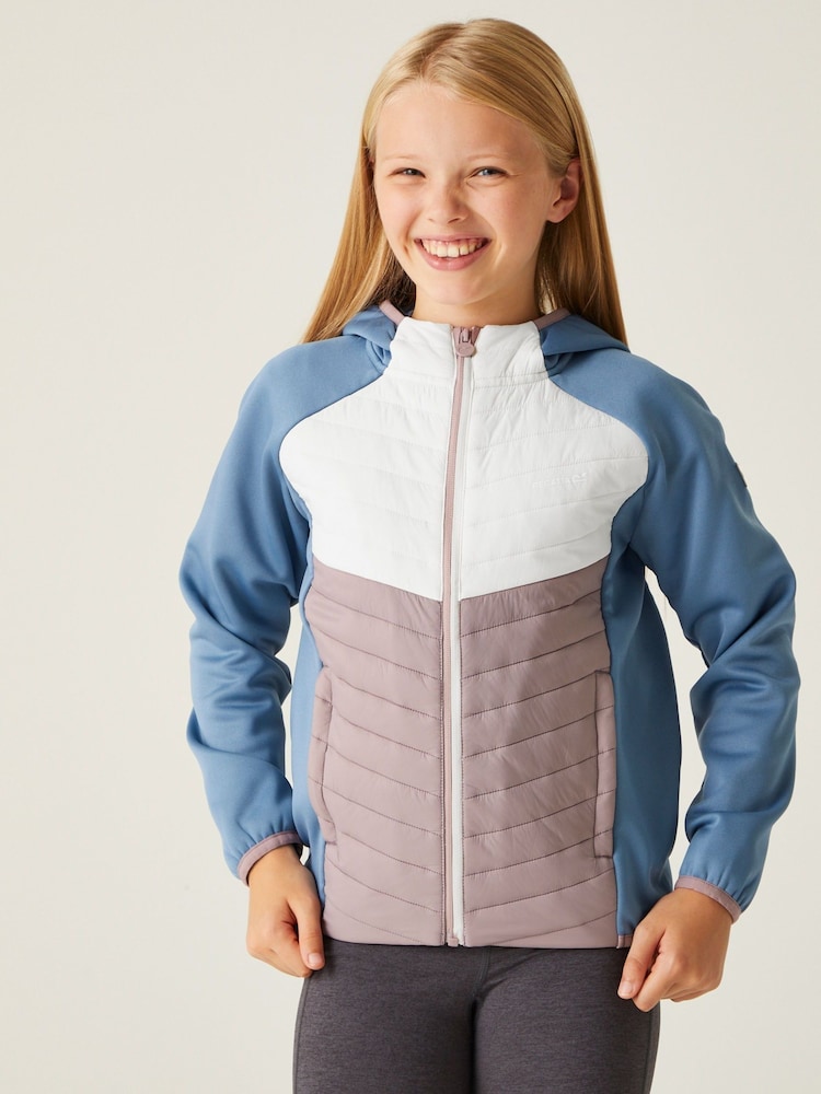 Regatta Ocean blue Kielder Hybrid VIII Stretch Hooded Jacket - Image 1 of 6