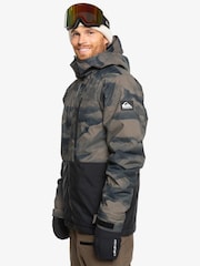 Quiksilver Printed Green Mission Solid Ski Jacket - Image 2 of 9