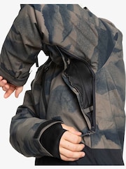 Quiksilver Printed Green Mission Solid Ski Jacket - Image 4 of 9