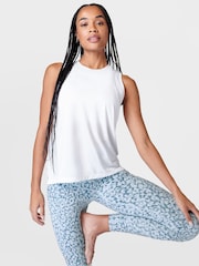 Alb - Maiou din material moale Sweaty Betty Studio - Image 1 of 7