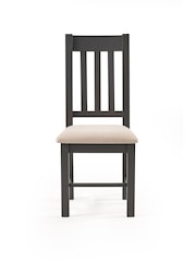 Julian Bowen Dark Grey Oak Bordeaux Dining Chairs Set Of 2 - Image 4 of 5