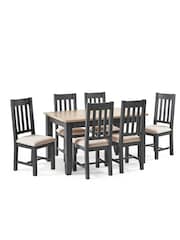 Julian Bowen Dark Grey Oak Bordeaux Dining Chairs Set Of 2 - Image 5 of 5