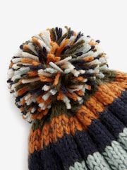 Stripe Pom Hat (3mths-16yrs) - Image 2 of 2