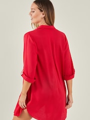 Accessorize Red Beach Shirt - Image 2 of 3