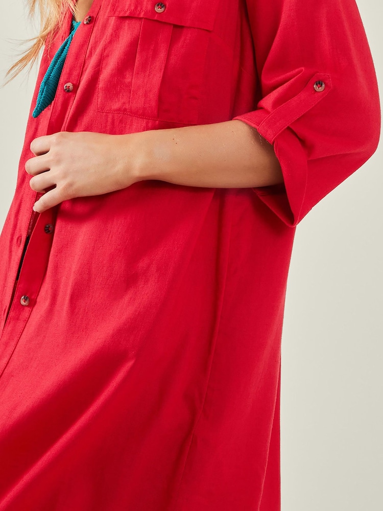 Accessorize Red Beach Shirt - Image 3 of 3