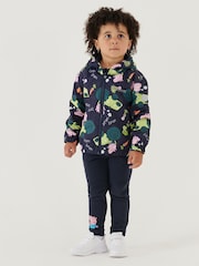 Regatta Dark Blue Peppa Pig Muddy Puddle Waterproof Jacket - Image 3 of 9