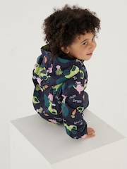 Regatta Dark Blue Peppa Pig Muddy Puddle Waterproof Jacket - Image 5 of 9