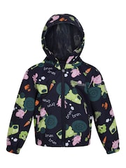 Regatta Dark Blue Peppa Pig Muddy Puddle Waterproof Jacket - Image 6 of 9