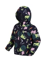 Regatta Dark Blue Peppa Pig Muddy Puddle Waterproof Jacket - Image 9 of 9