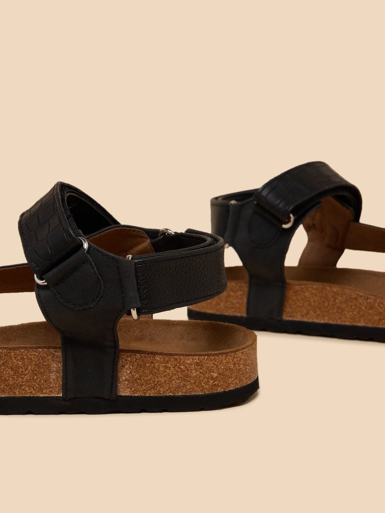 White Stuff Black Trek Footbed Sandals - Image 4 of 4 White Stuff Black Trek Footbed Sandals - Image 4 of 4