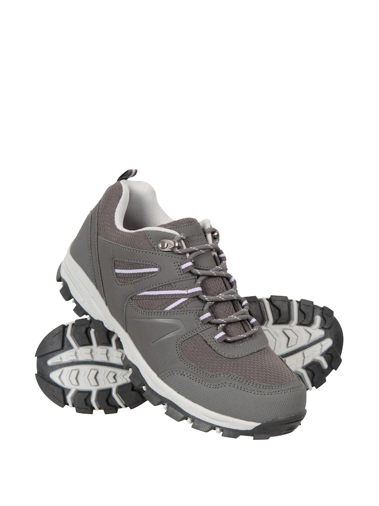 Mountain Warehouse Grey Wide Fit Mcleod Womens Walking Shoes - Image 1 of 5