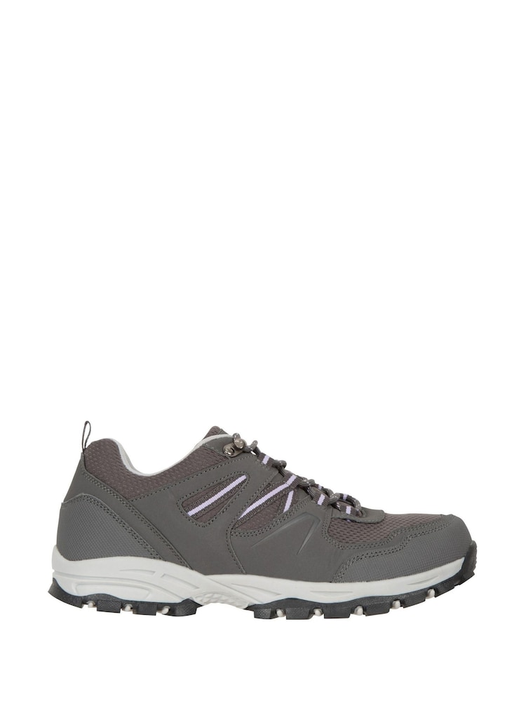 Mountain Warehouse Grey Wide Fit Mcleod Womens Walking Shoes - Image 2 of 5